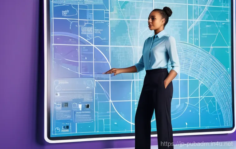 정책 우선순위와 관리 - **Prompt: "An inspiring, gender-neutral young adult (20s-30s) with a serene expression, sitting in a...